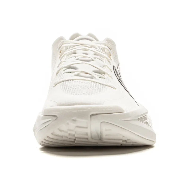 LiNing ULTRALIGHT Cushioning, Slip Resistant, Abrasion Resistant, Rebound Grip Low Top Basketball Shoes Men's White-4