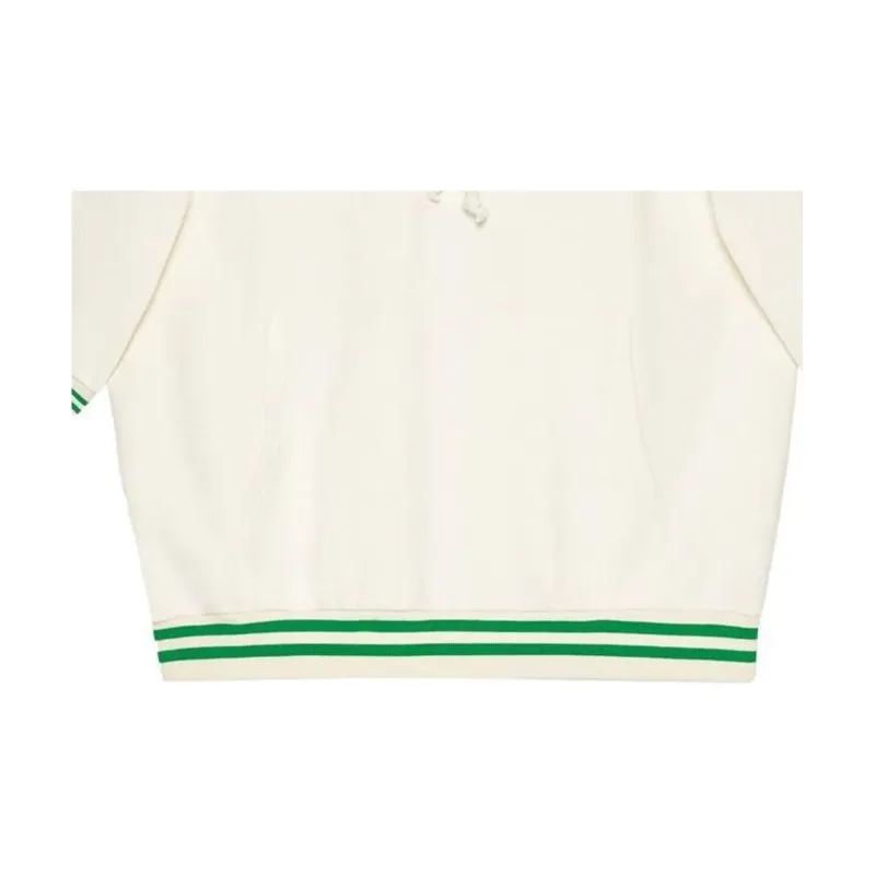 GUCCI Logo embroidered Short sleeve Hoodie-4