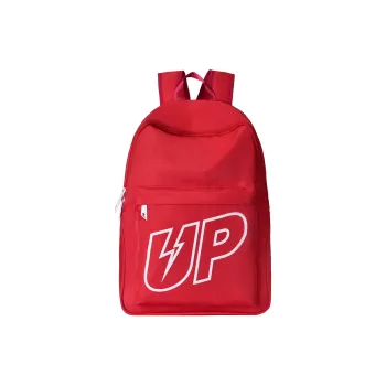 TURN UP Polyester Student Backpack Regular Unisex Red/Green/Purple/Yellow