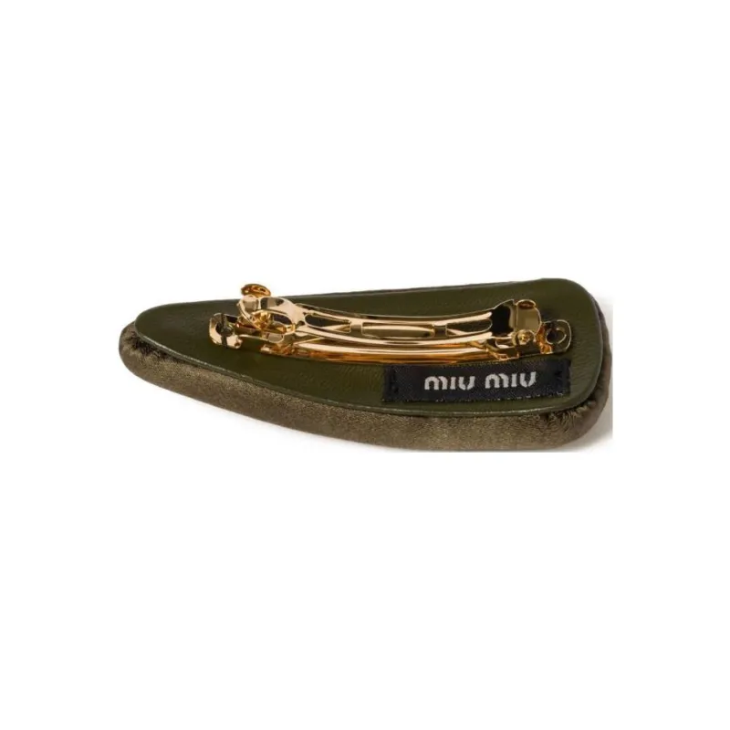 MIU MIU Satin Hair Clip-1