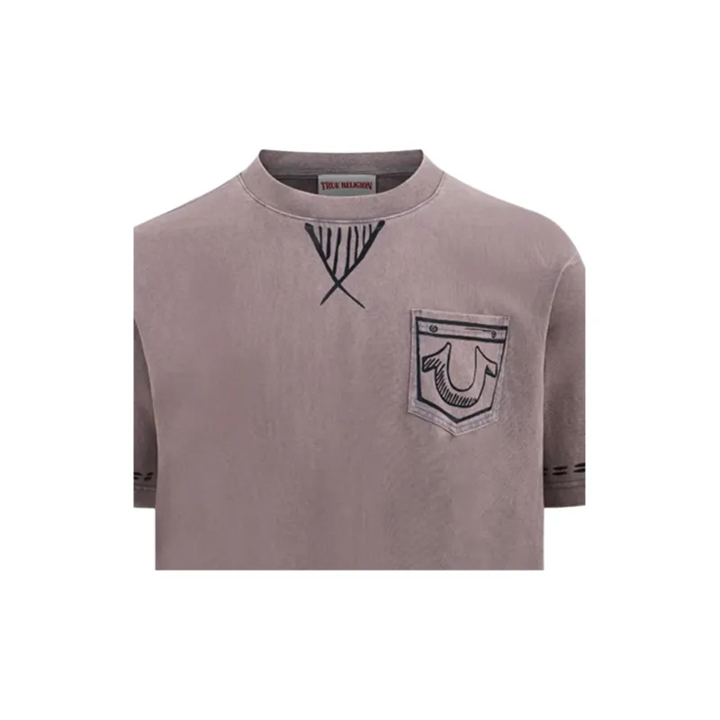 TRUE RELIGION SS24 T-Shirt Unisex Coffee-2