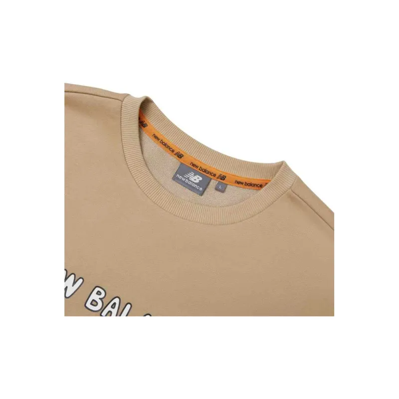 New Balance Sweatshirts Unisex Brown-4