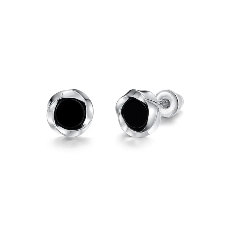 JOYDINNY Alloy Stud Earrings Women's-0