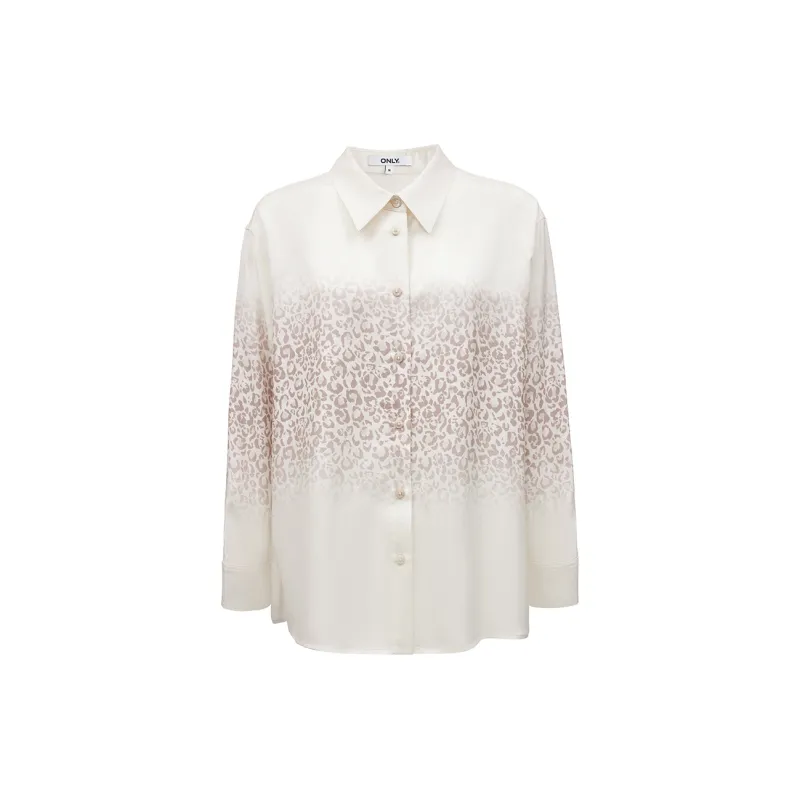 ONLY Shirt Women's Leopard Print-0