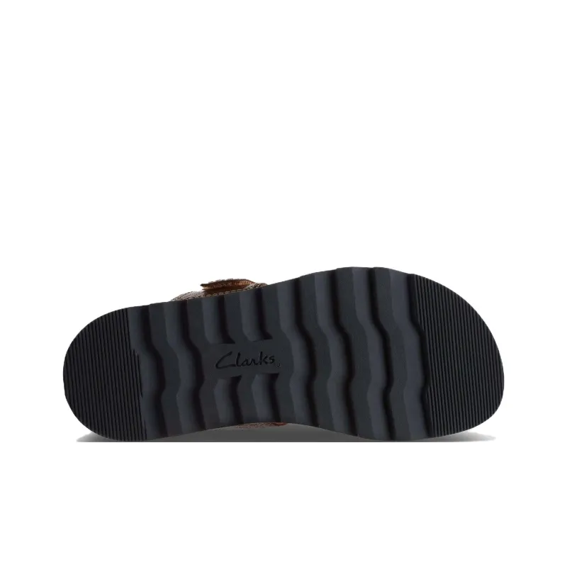 Clarks Slip-Resistant Flip Flops Women's Bronze-4