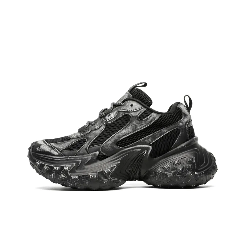Grumpy Ram Breathable Height Increasing Low Top Chunky Sneakers Unisex-0