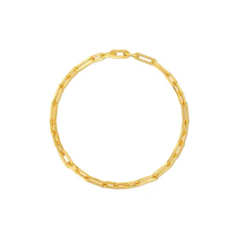 Mistova JEWELRY Eco Friendly Gold Plated Copper Chain Ring Necklace Unisex