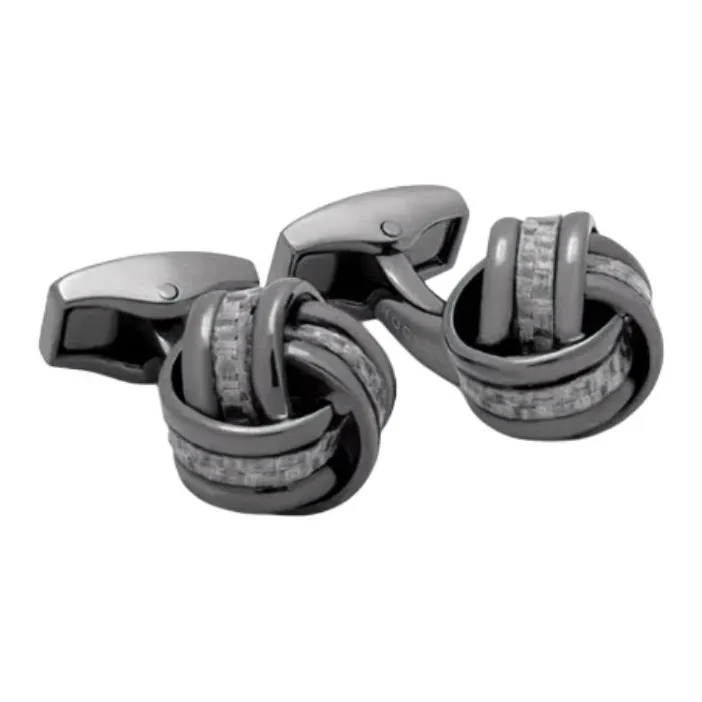 TATEOSSIAN Carbon Fiber Cufflinks Men's Gray-0