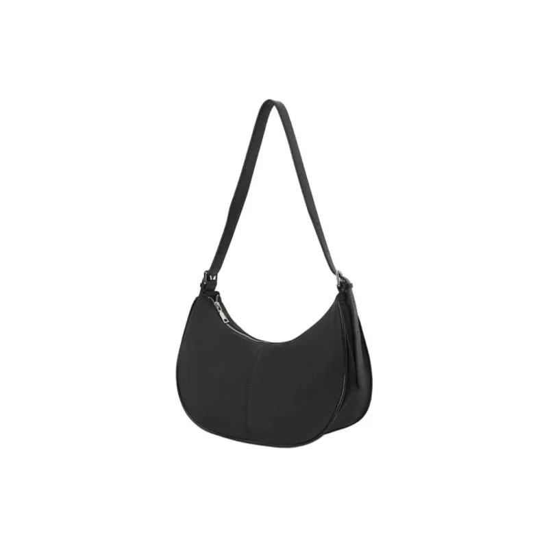 GXG Polyamide Crescent Bag Handbag, Shoulder Bag Medium Size Men's Black-1