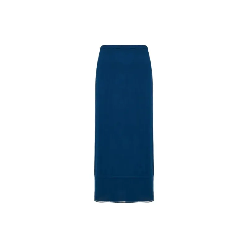 GUCCI Casual Long Skirt Women's Blue ,-1