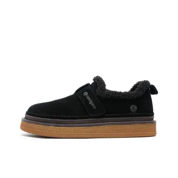 NAVIGARE Small Sailboats Height Increasing Warmth Low Top Casual Shoes Women's Black