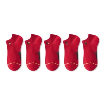 JIAZINI No Show Socks Unisex 5 Pack