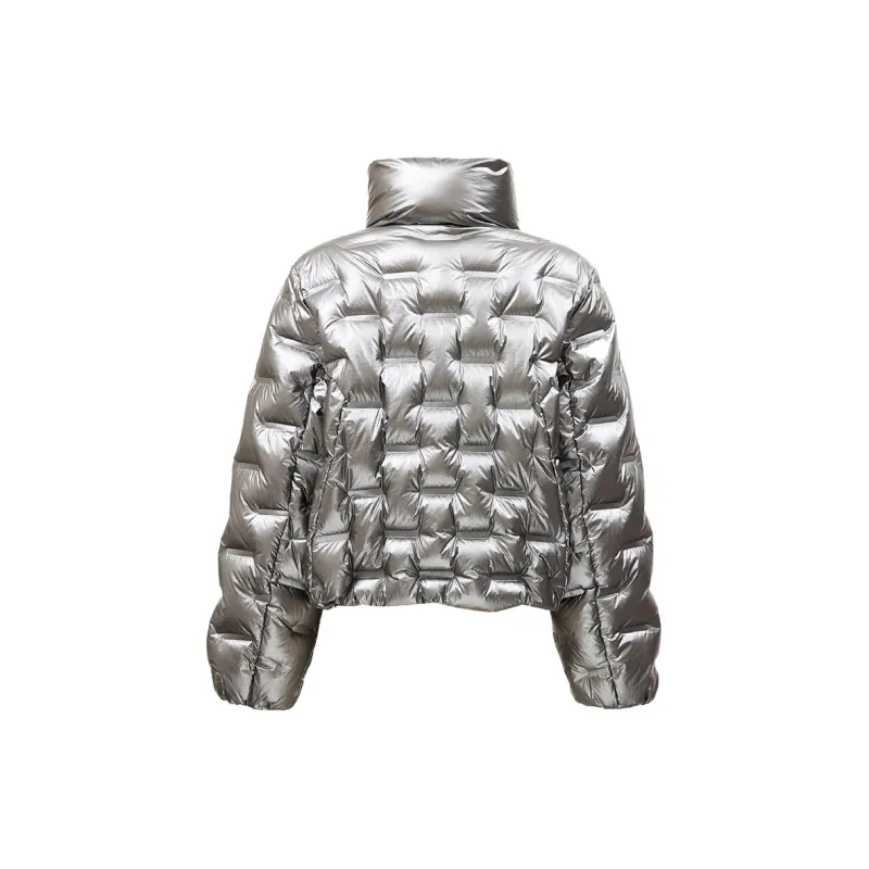 ONLY Down Jacket Women's Vivi Metal Silver-1