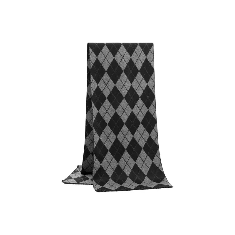 Shanghai Story Polyester Knit Scarves Men's-10