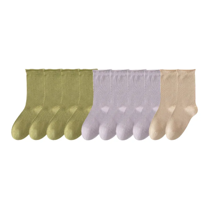 Lan Miao Mid Calf Socks Women's 10 Pack-3