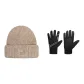 Brown Cap+Black Glove