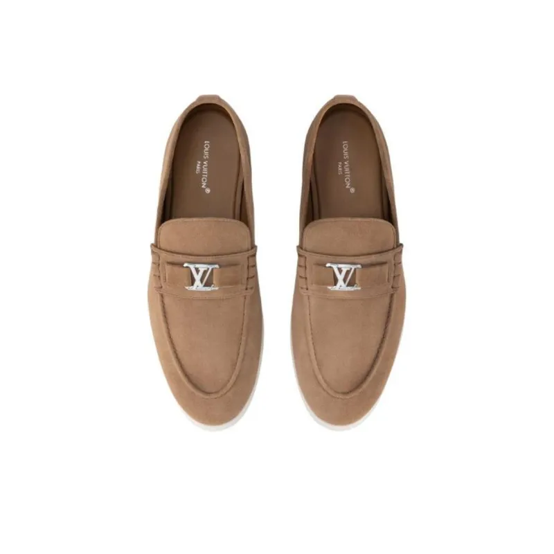 LOUIS VUITTON Estate Loafers Men's Dark Brown-3