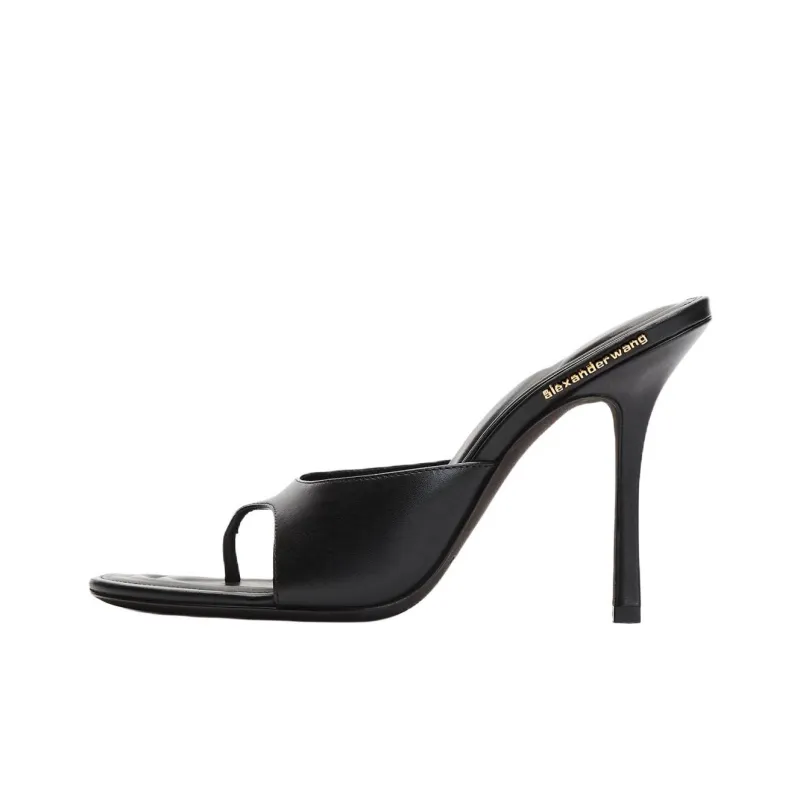 Alexander Wang Lucienne Flip Flops 10.5cm Women's Black-0