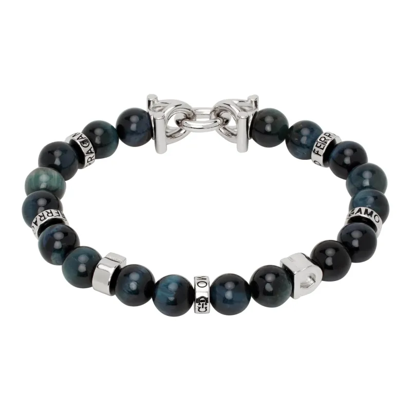 Ferragamo Semi-precious Stone And Gancini Bracelet-1