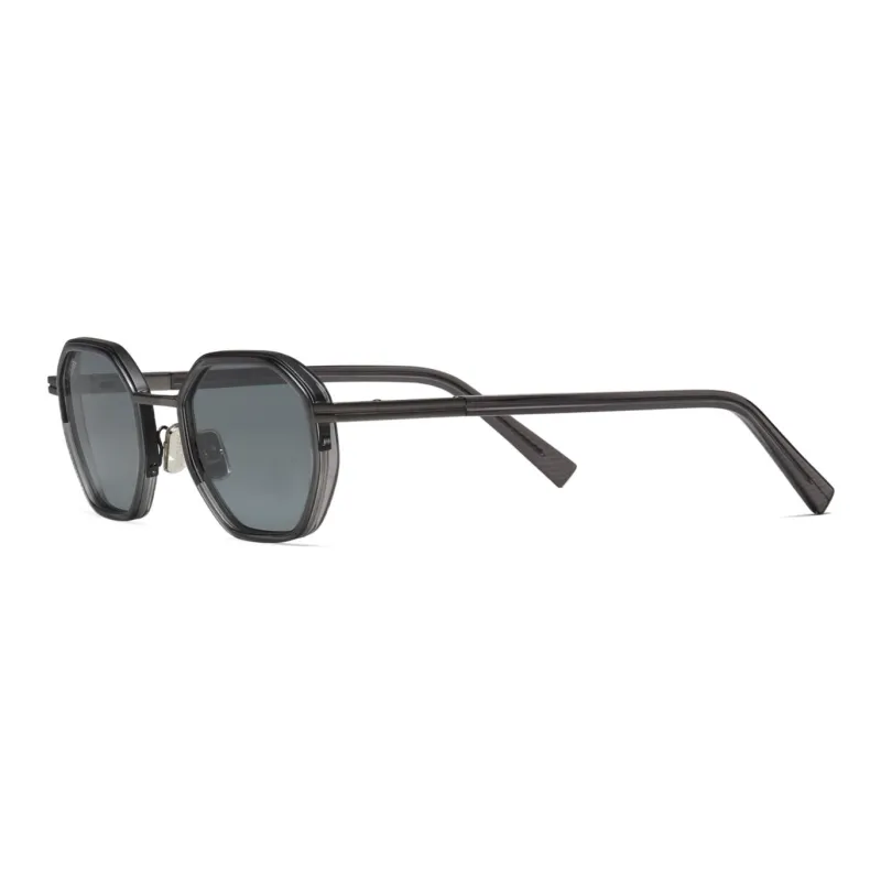 Ermenegildo Zegna Hexagon frame Sunglasses-0