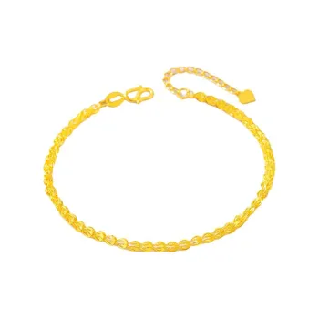 DAIRUO Practical Advanced Elegant Jewelry Delicate Versatile Solid Gold Fixed Price Bracelets Women's