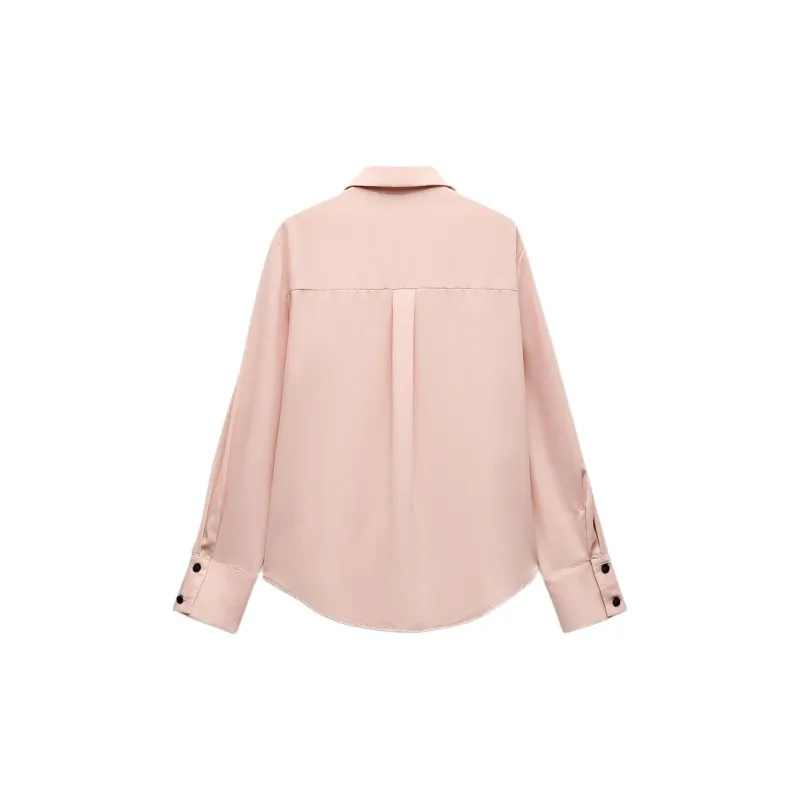 ZARA Shirts Women's Light Pink-1