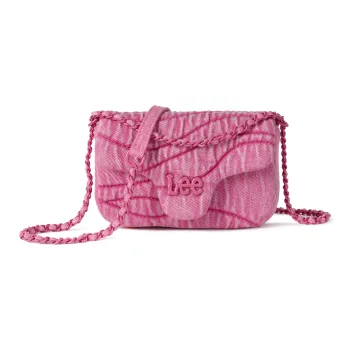 Lee Denim Crossbody Bag Regular Women's Rose Red