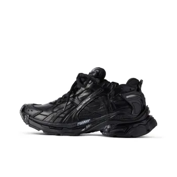 Under Armour x Balenciaga Runner Low Top Casual Shoes Women's Black