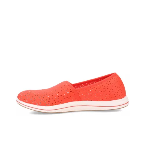 Clarks Breeze Emily Casual Single Shoes Women's Orange Red