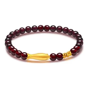 Royal Dragon Mirror Gold Bracelet Unisex