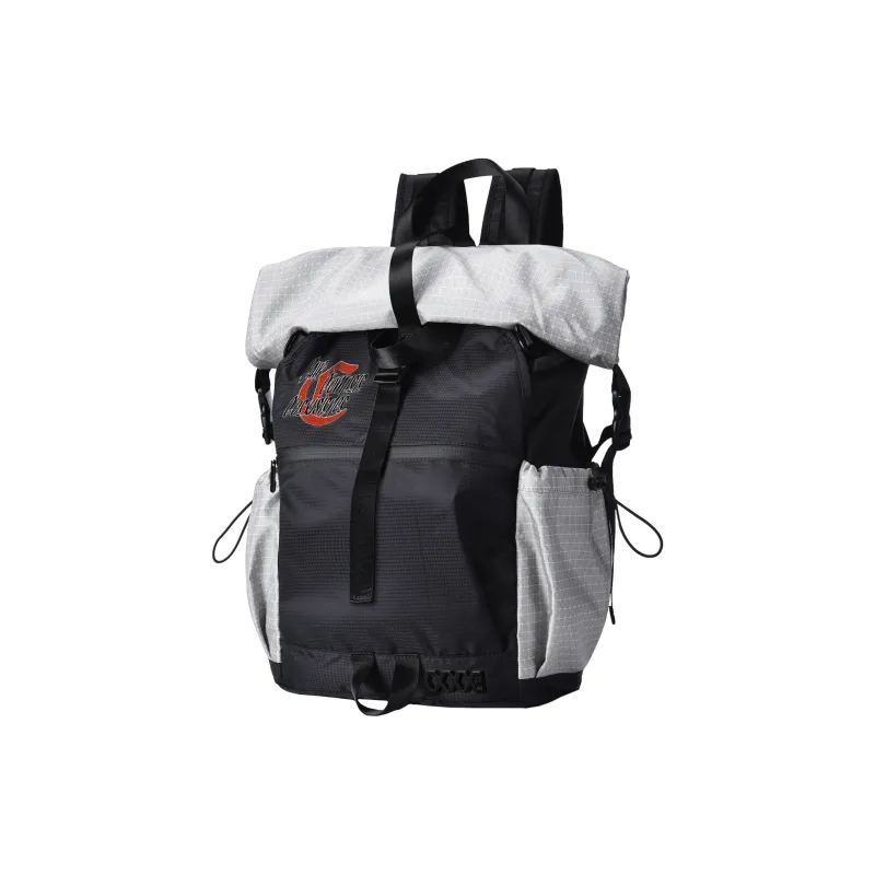 COEXISTENCE Polyester Minimalist Style Trendy Commute Outfit Backpack Regular Unisex Black Gray-1