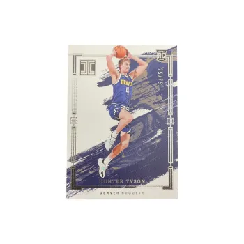 PANINI Hunter Dyson 2023 24 Xiao Zhenjin Thick Card Nuggets 25/75 Parallel Star Card Product Access Sports Cards 1 Pc