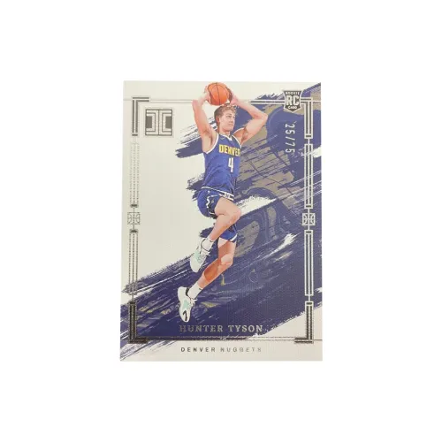 PANINI Hunter Dyson 2023 24 Xiao Zhenjin Thick Card Nuggets 25/75 Parallel Star Card Product Access Sports Cards 1 Pc