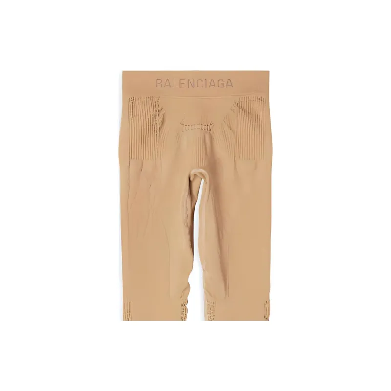 Balenciaga SS23 Leggings Slim Fit Women's Camel-4