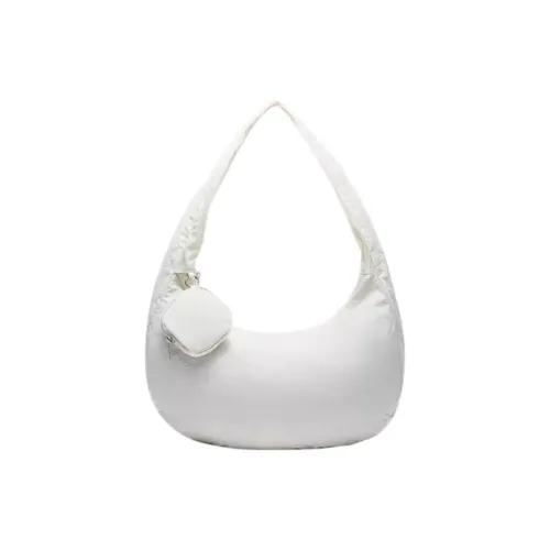 Anta Life Collection Fabric Shoulder Bag Handbag Shoulder Bag Regular Women's Bright Moon Gray