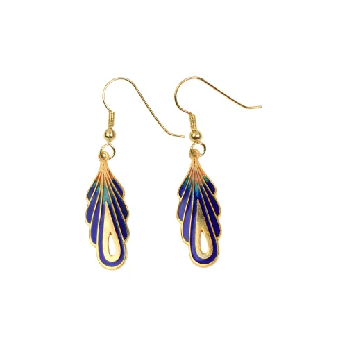 HONGQIAO Enamel Earrings Women's