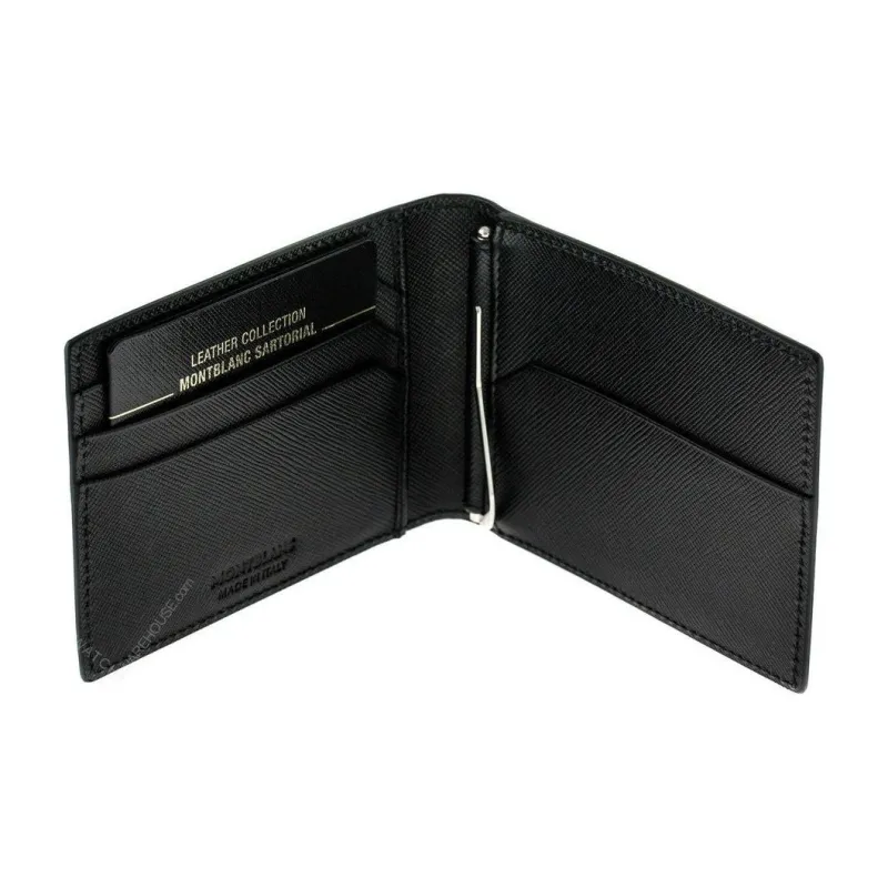 MONTBLANC Full grain Calf Leather Wallet Men's Black-3