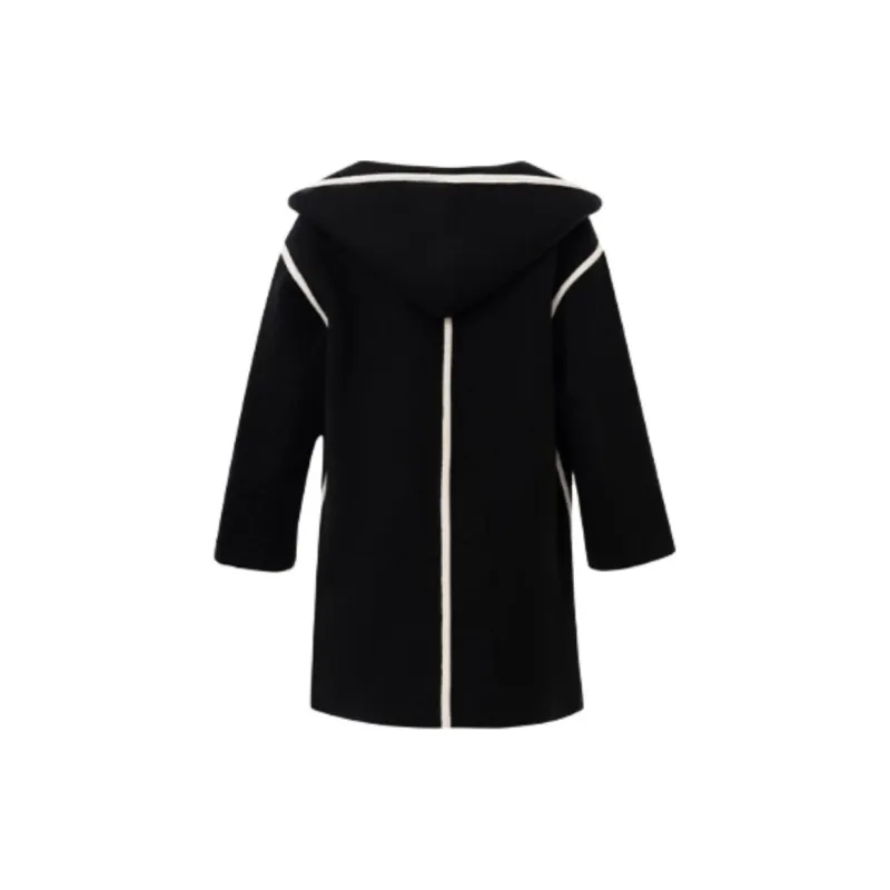 JESSYLINE Velvet feel Coat Women's Black-1