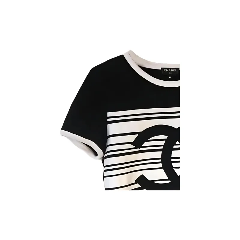 CHANEL T Shirts Women's Black-5
