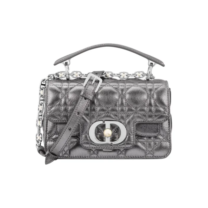 DIOR Jolie Calfskin Shoulder Bag, Crossbody Bag, Handbag Mini Women's Silver-0