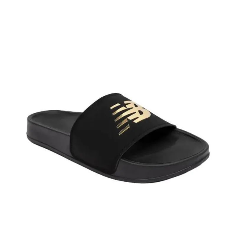 New Balance NB 200 Slip Resistant Abrasion Resistant Slide Slippers Women's Black-2