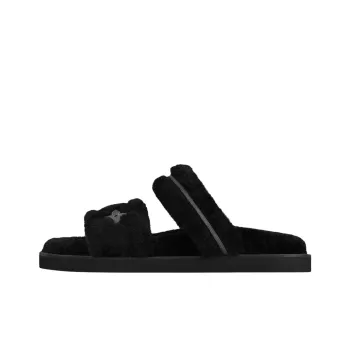 LOUIS VUITTON Lv Flight Mode Series Slide Slippers Women's Black