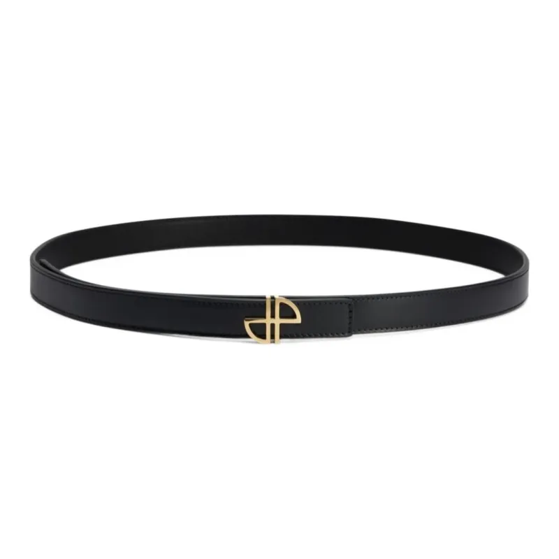 Patou Jp Thin Leather Belt-0