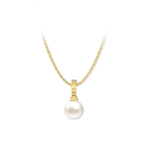 Mistova JEWELRY 925 Sterling Silver Gold Plated Necklaces Women's