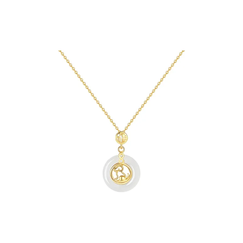 Asia Star Chalcedony Necklaces Unisex-24