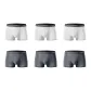 6 Pack (3 Gray White+3 Heather Gray)
