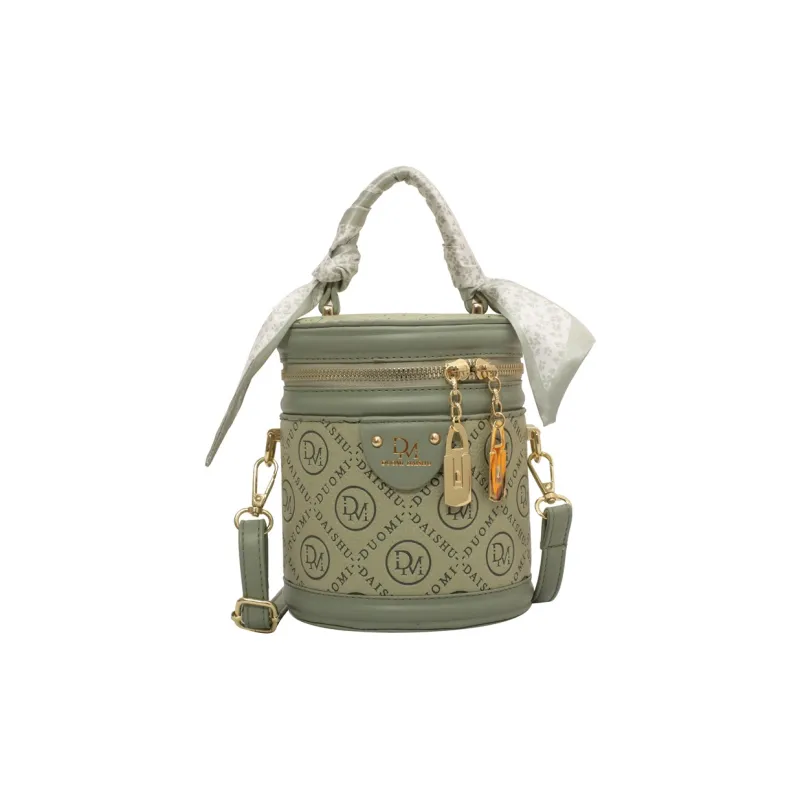 BAODIDAISHU PU Bucket Bag, Shoulder Bag, Handbag Medium Size Women's White/Black/Green/Pink-11