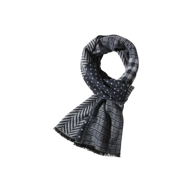 Shanghai Story Polyester Knit Scarves Men's-22