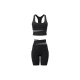 [Bra Clothing Sets]Starburst Black+Starburst Black