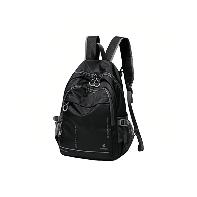 FOUVOR Nylon Fabric Hiking Backpack Unisex Multicolor-2